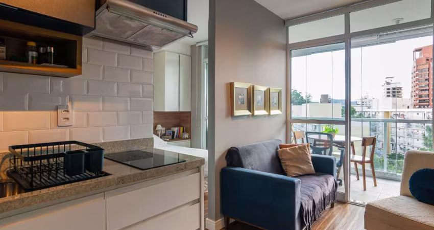 Elegante apartamento tipo para venda com 1 quarto, sendo 1 suíte, 35m²