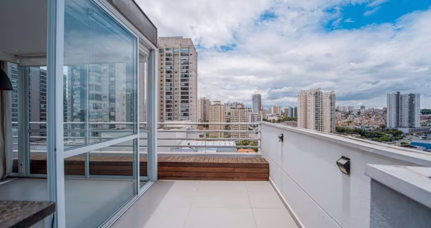 Sensacional cobertura para venda com 3 quartos, sendo 2 suítes, 112m²