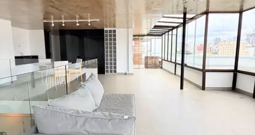 Confortável cobertura para venda em pinheiros com 3 quartos, sendo 2 suítes, 210m²