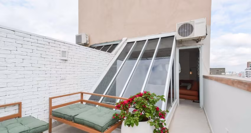 Sensacional cobertura para venda com 1 quarto, 80m²