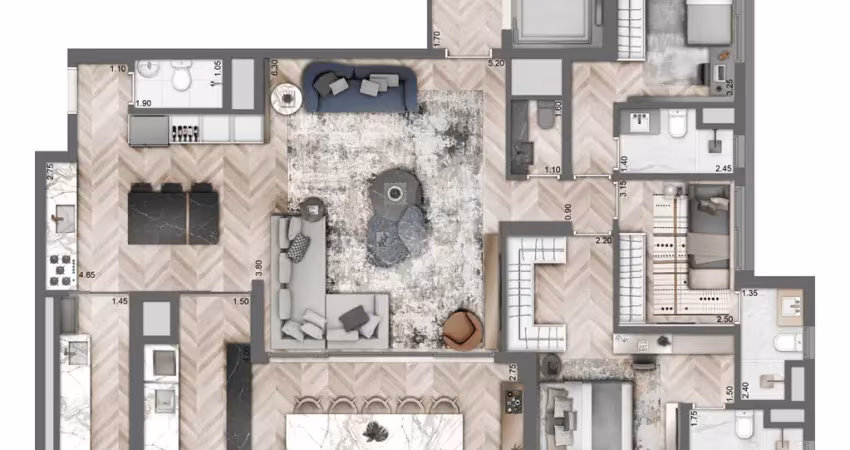 Apartamento com 3 quartos à venda na Rua Loefgren, 2503, Vila Clementino, São Paulo