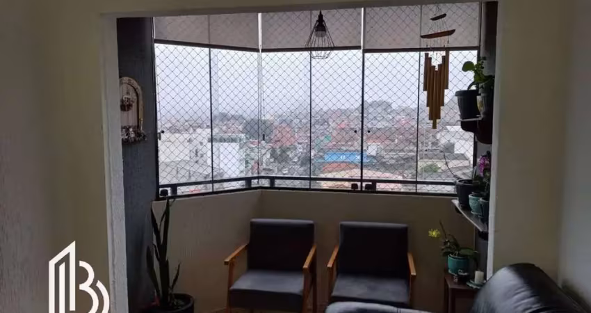 Apartamento 3 dorms com 2 vagas e varanda na vila euclides - 72m²