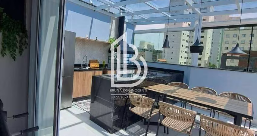 Cobertura à venda em Rudge Ramos SBC 202 m² com 3 vagas e piscina privativa