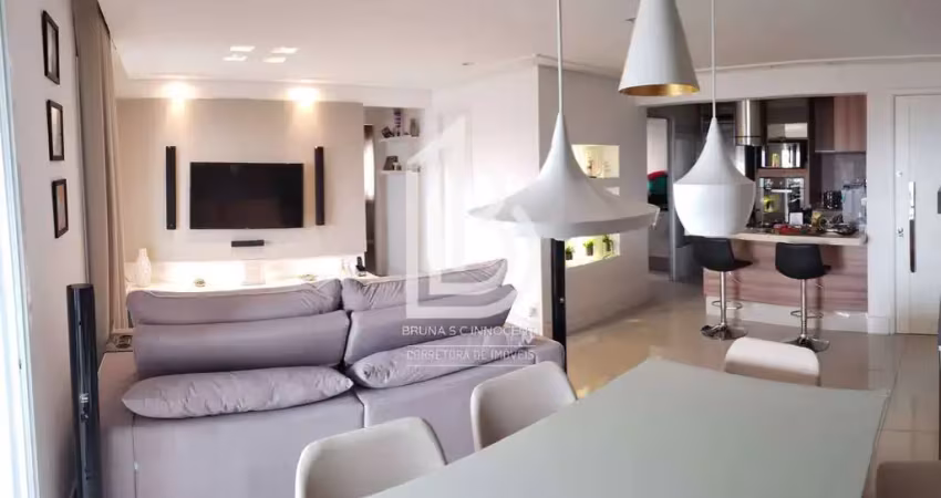 Apartamento à Venda com 78m², 3 Dormitórios com Sacada Gourmet e Lazer