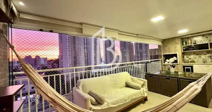 Apartamento 155 m² à venda – 3 suítes, mobiliado, 3 vagas, sbc