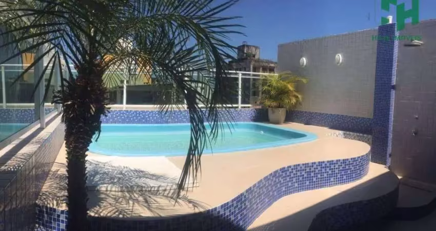 Linda cobertura para locação de temporada com piscina privativa em caiobá