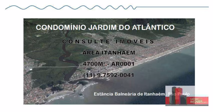 Área no Centro de Itanhaém /SP, Projeto Aprovado, 4700m²