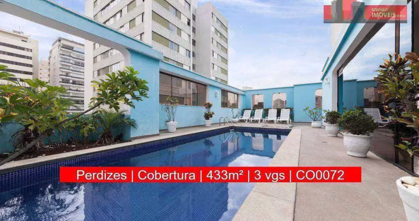 Cobertura à venda R. São Geraldo, 70 - Perdizes, 433m², 3 sts, 3 vgs, Ilhas Seychelles