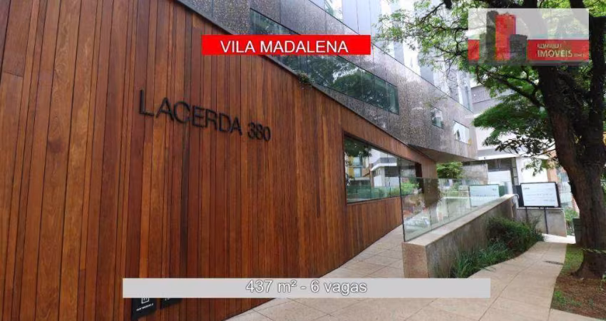 Laje Corporativa em R. Sen. César Lacerda Vergueiro, 380 - Sumarezinho, 437 m², 6 vagas, Ed. Lacerda