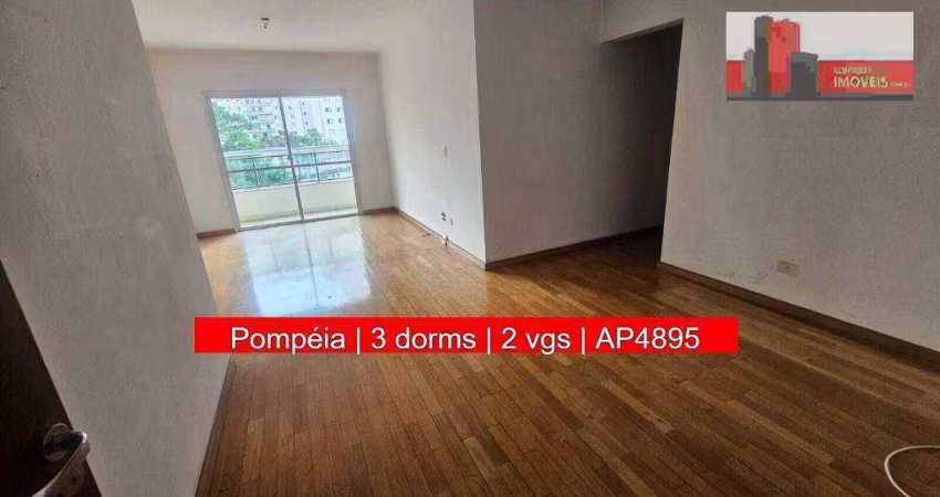 Apartamento R. Dr. Augusto de Miranda, 452 - Pompeia, 107m², 3 dorms, Villa Bella
