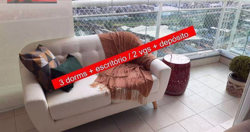Apartamento R. Faustolo, 1101 - Vila Romana, 3 dorms, office, 98m², Ed. Wide Life