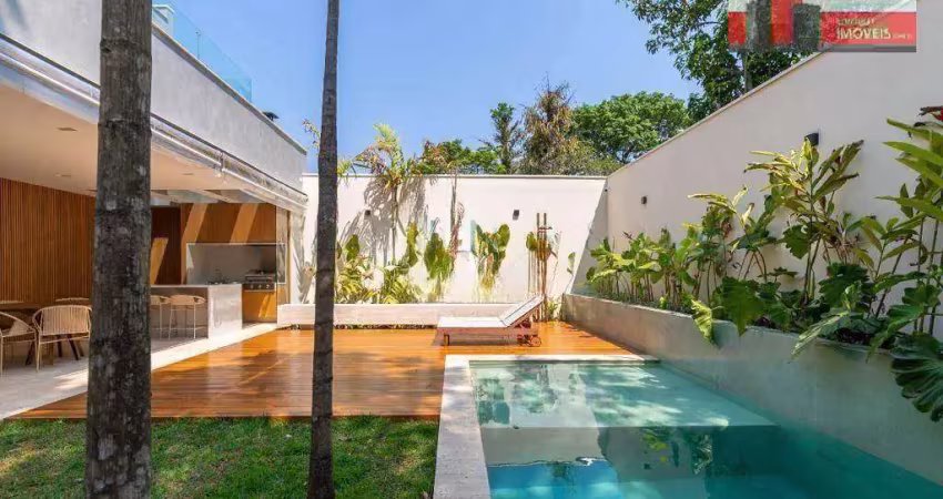 Casa com 5 dormitórios à venda, 580 m² por r$ 12.700.000,00 - alto de pinheiros - são paulo/sp