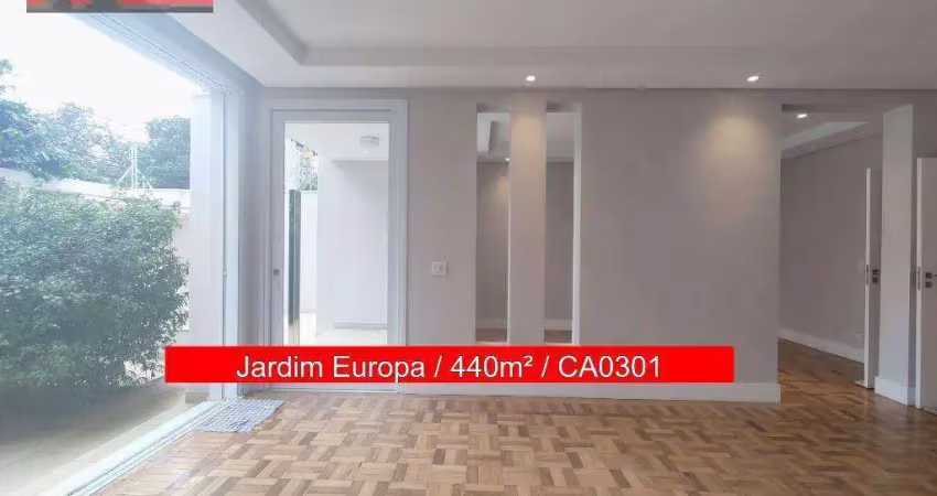 Casa 4 quartos, 6 vagas, R. Honduras, 95 - Jardim Europa, 440m²