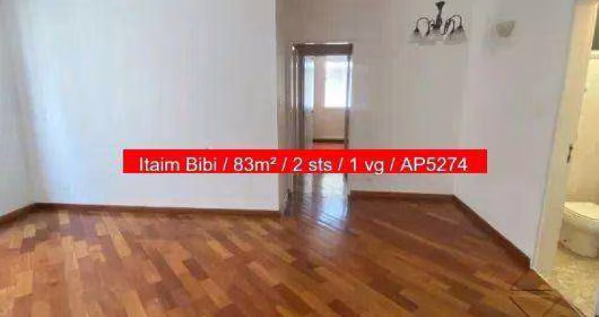 Apartamento 2 quartos, 83m², R. Itacema, 313 - Itaim Bibi, Ed. Marques de Olinda