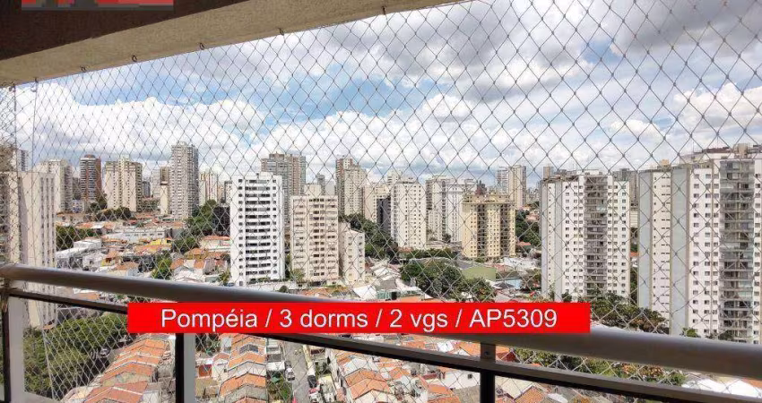 Apartamento R. Dr. Augusto de Miranda, 452 - Pompeia, 3 dorms, 107m², Villa Bella