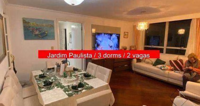 Apartamento Alameda Casa Branca, 438 - Jardim Paulista, 3 quartos, 128m², Ed. Dinamarca
