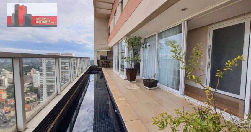 Cobertura com 4 suítes, 6 vagas, R. Pres. Antônio Cândido, 357 - Alto da Lapa, 419m², Breeze