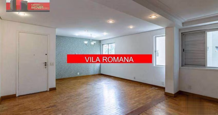 Apartamento R. Fábia, 60 - Vila Romana, 90m², 3 quartos, Ed. Silvia