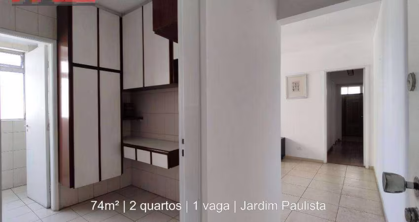 Apartamento R. Guarará, 100 - Jardim Paulista, 2 quartos, 74m², Edifício Primavera I