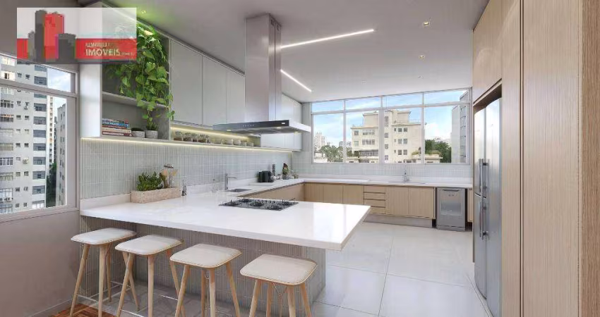Apartamento R. Maranhão, 531 - Higienópolis, 230m², 2 vagas, Ed. Bolivar