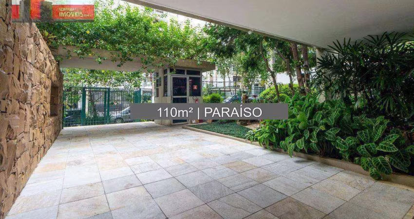 R. Afonso de Freitas, 321 - Paraíso, 110m², Ed. Primavera