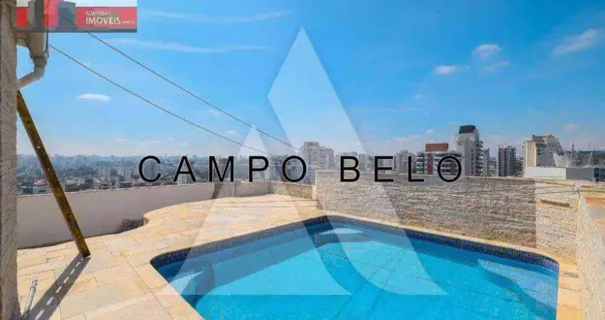 Cobertura rua édison, 1172 - campo belo, 270m², 4 dorms, 2 vagas, maison de saint malo