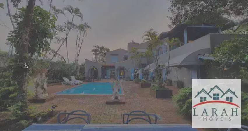 Casa com 5 dormitórios para alugar, 487 m² por r$ 17.000/mês - balneário praia do pernambuco - guarujá/sp
