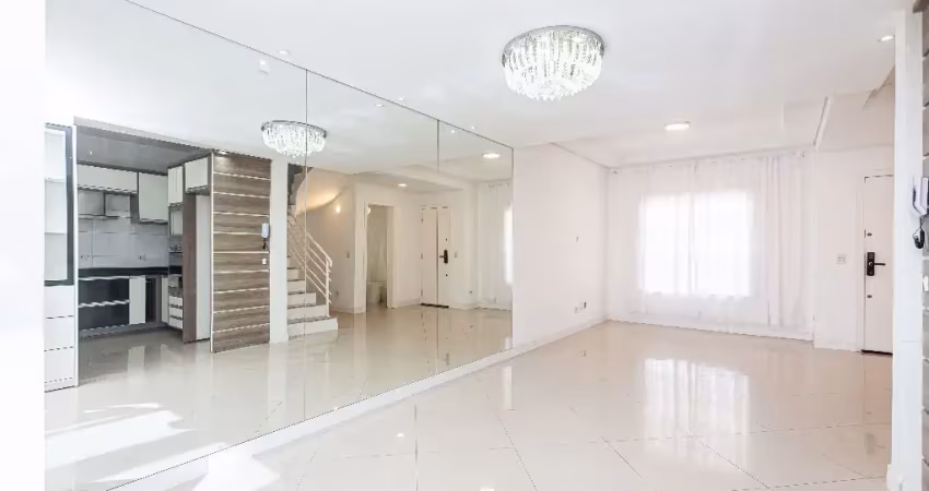 Excelente sobrado com 3 quartos, suíte, 125m2, semimobiliado