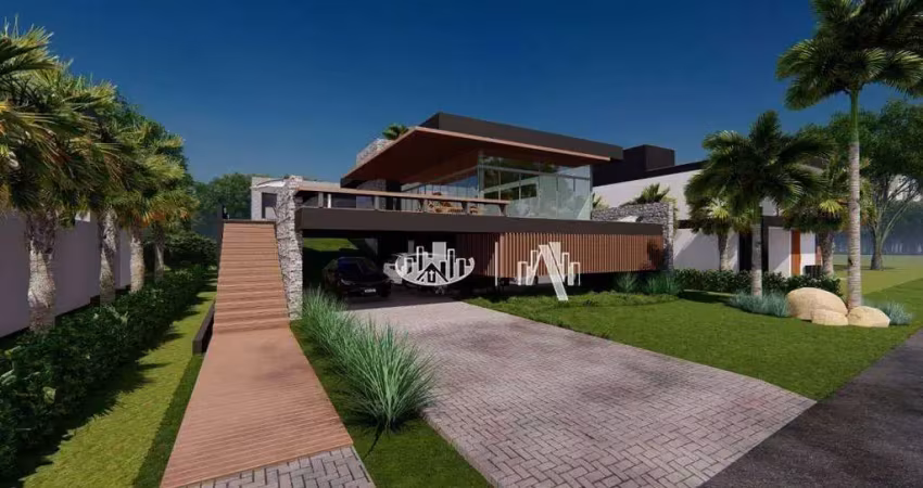 Casa à venda, 454 m² por r$ 4.500.000,00 - estância punta del leste - sertaneja/pr
