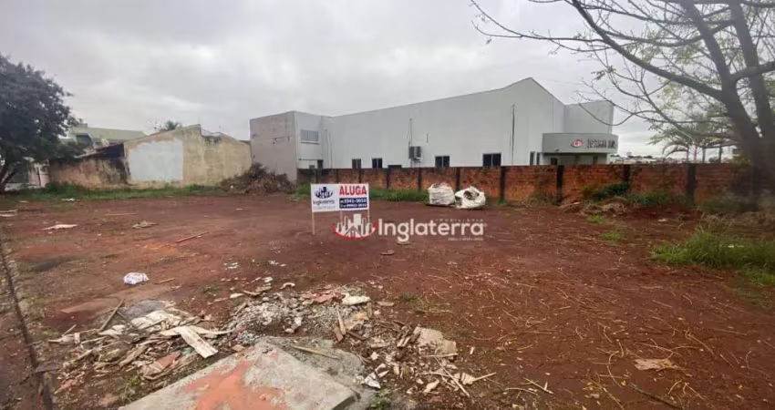 Terreno para alugar, 250 m² por r$ 1.500,00/mês - jardim pérola - londrina/pr