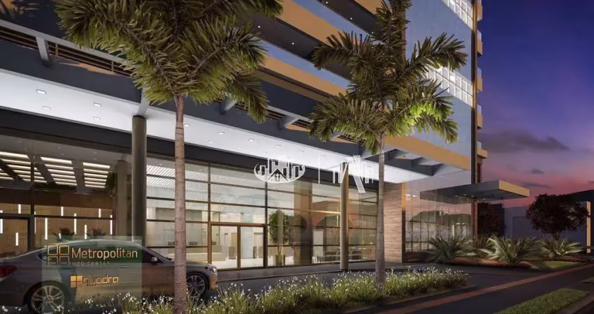Sala à venda, 56 m² por r$ 790.000,00 - edifício metropolitan - londrina/pr