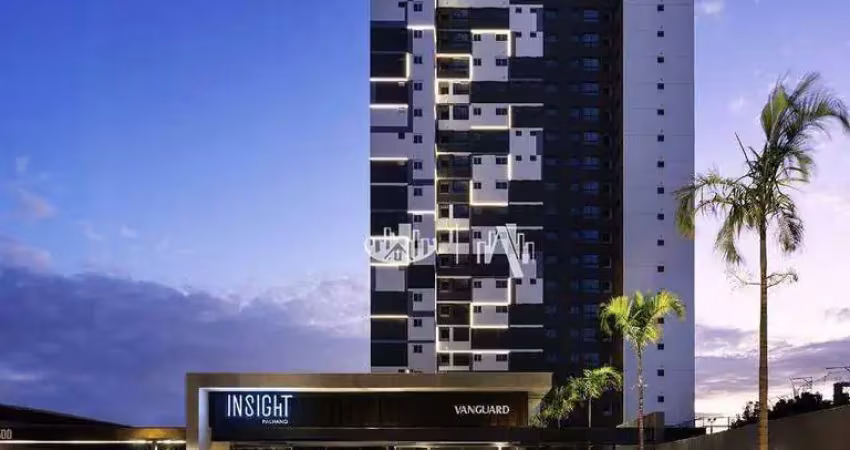 Apartamento com 2 dormitórios para alugar, 62 m² por r$ 5.000/mês - edifício insight palhano - gleba  palhano - londrina/pr