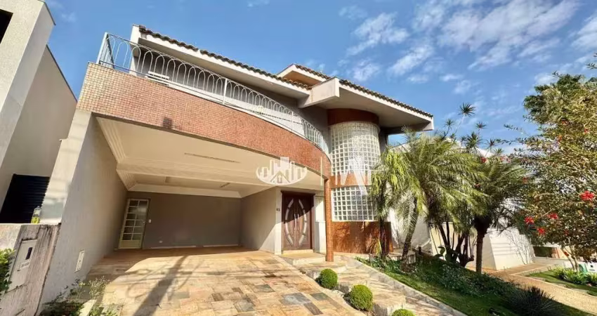 Sobrado com 4 quartos para alugar, 260 m² por r$ 7.800/mês - condomínio santana residence - londrina/pr