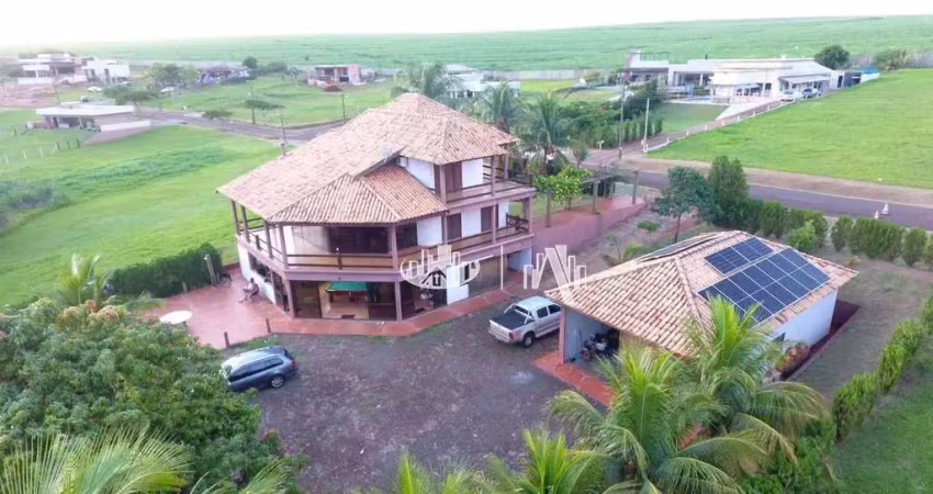 Chácara com 4 quartos à venda, 4701 m² por r$ 2.500.000 - condomínio porto das águas - porecatu/pr