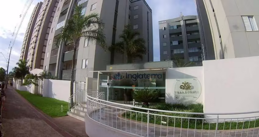 Apartamento bella fonte com 3 quartos à venda, 73 m² por r$ 395.000 - vale dos tucanos - londrina/pr