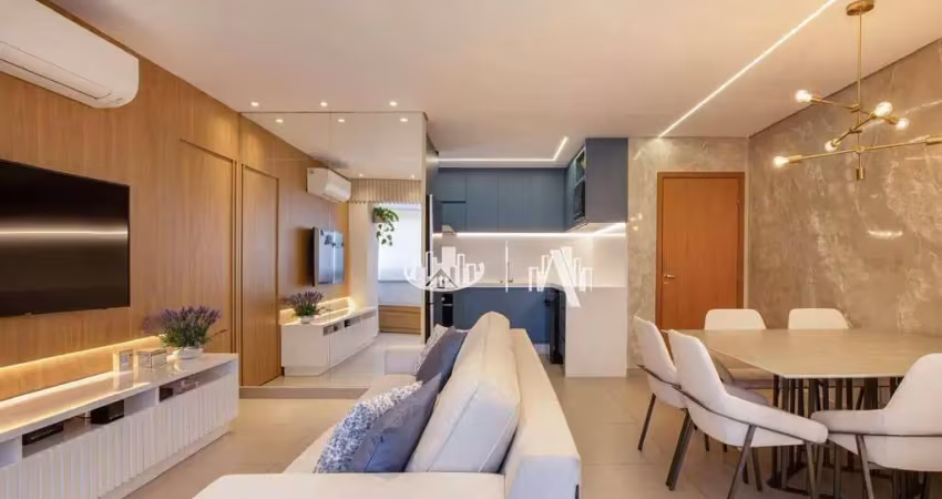 Apartamento no edif. arquiteto julio ribeiro com 3 quartos à venda, 87 m² por r$ 810.000 - gleba palhano - londrina/pr