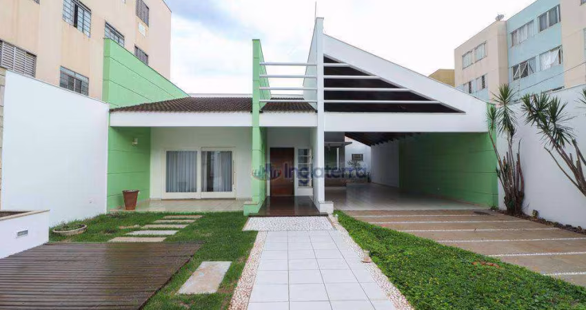 Casa com 3 quartos, 280 m² - venda por R$ 940.000 ou aluguel por R$ 4.600/mês - Igapó - Zona Sul de Londrina/PR