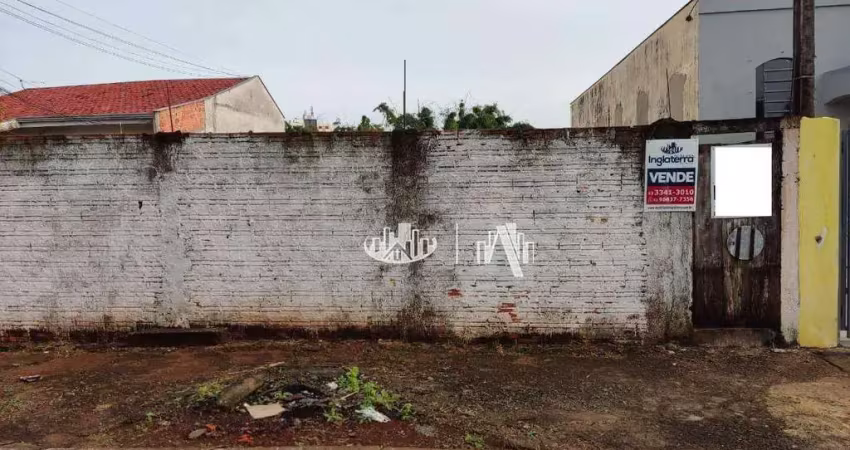 Terreno à venda, 325 m² por r$ 170.000,00 - jardim piza - londrina/pr
