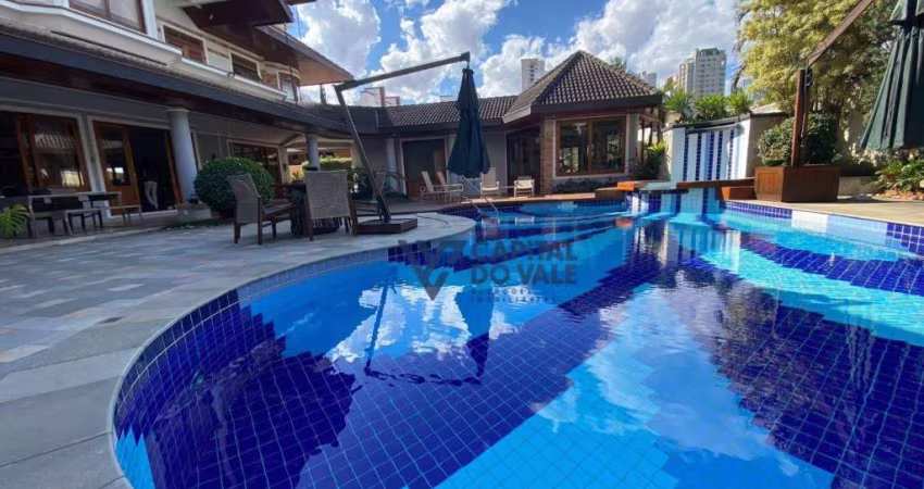 Sobrado em Cond. Fechado Aquarius com 5 suítes à venda, 1280 m² por R$ 10.500.000 - Jardim Aquarius - SJC/SP