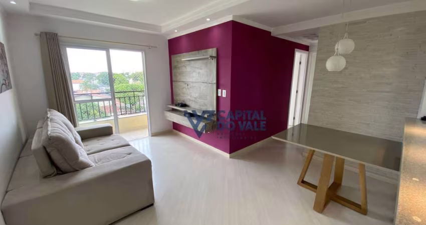 Apartamento com 2 dormitórios para alugar, 60 m² por R$ 3.079,94/mês - Jardim Oriente - São José dos Campos/SP