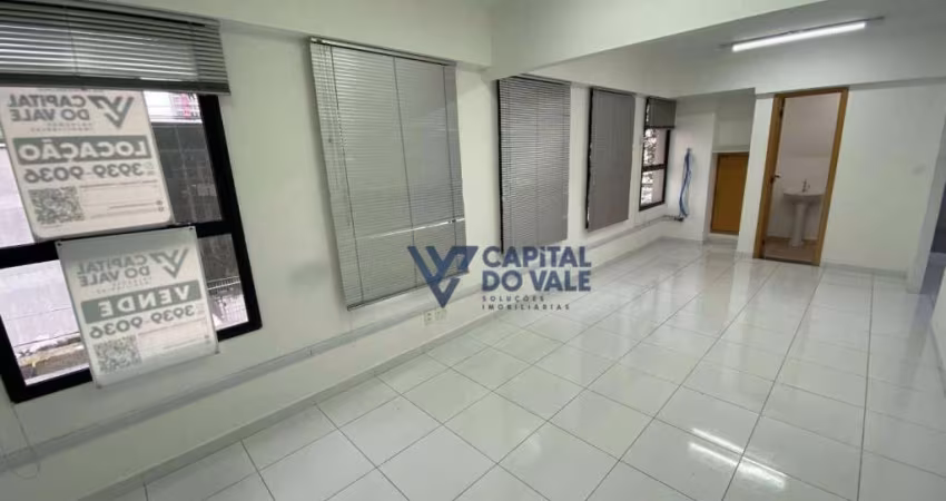 Sala, 45 m² - venda por R$ 260.000,00 ou aluguel por R$ 2.300,00/mês - Centro - São José dos Campos/SP