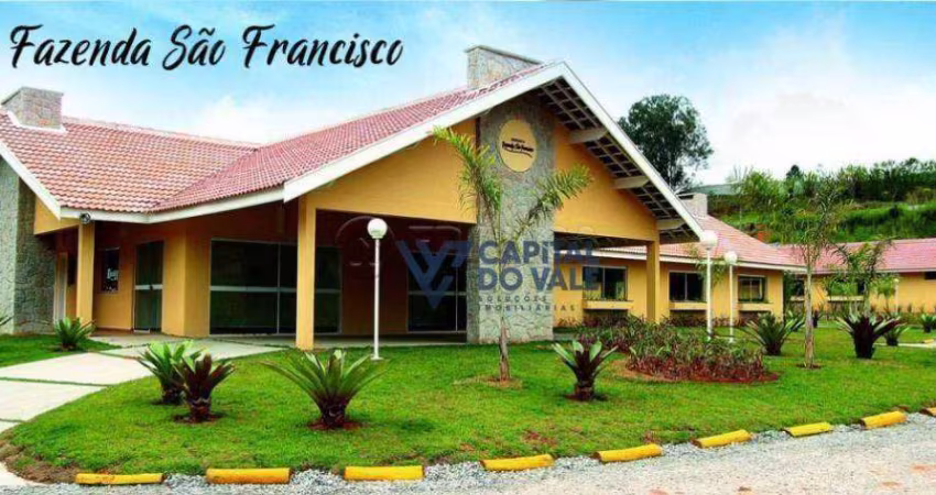 Terreno à venda, 1000 m² por R$ 245.000,00 - Reserva Fazenda São Francisco - Jambeiro/SP