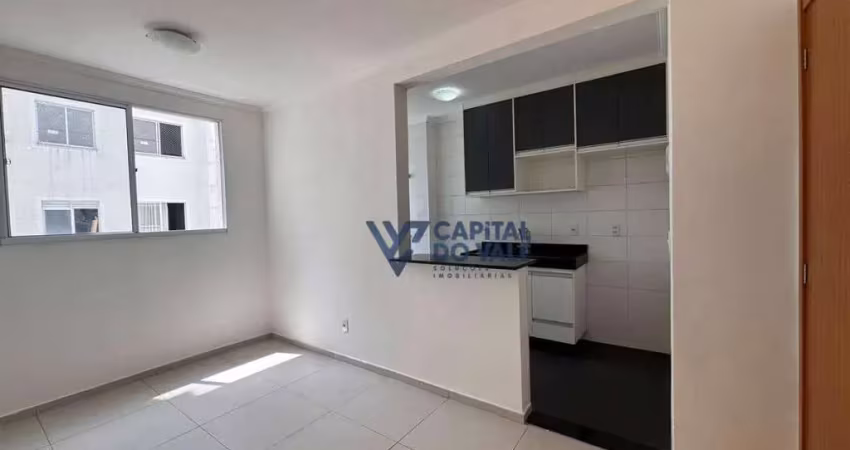 Apartamento para alugar, 44 m² por r$ 2.417,75/mês - jardim das indústrias - são josé dos campos/sp
