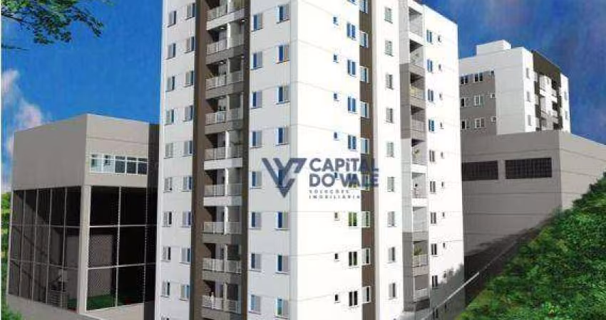 Apartamento com 2 dormitórios à venda, 49 m² por R$ 277.000 - Jardim Colonial - São José dos Campos/SP