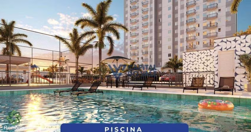Apartamento com 2 dormitórios à venda, 37 m² por R$ 253.868,24 - Conjunto Residencial Galo Branco - São José dos Campos/SP