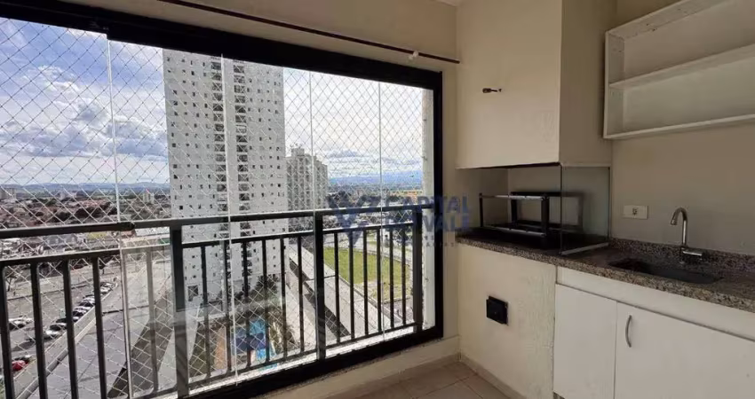 Apartamento com 3 dormitórios para alugar, 120 m² por r$ 5.997,00/mês - jardim aquarius - são josé dos campos/sp