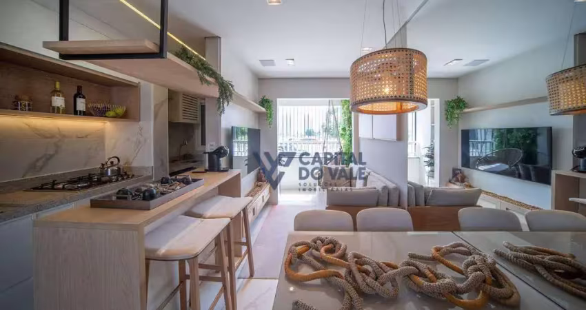 Apartamento com 2 dormitórios à venda, 36 m² por r$ 275.990 - parque dos ipês - são josé dos campos/sp