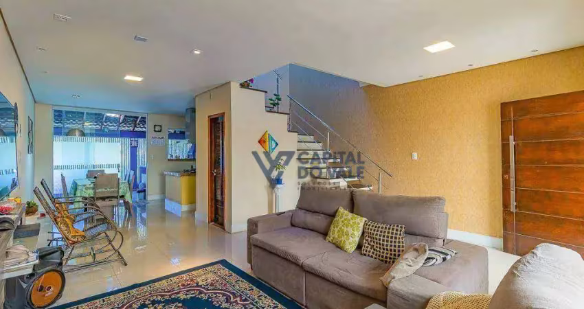Sobrado com 3 dormitórios à venda, 134 m² por r$ 585.000 - jardim minas gerais - são josé dos campos/sp