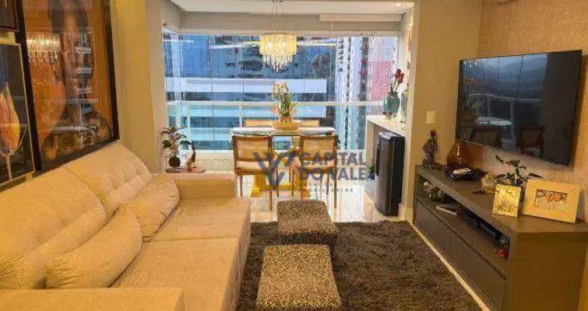 Apartamento com 2 dormitórios para alugar, 78 m² por r$ 6.170/mês - parque residencial aquarius - são josé dos campos/sp