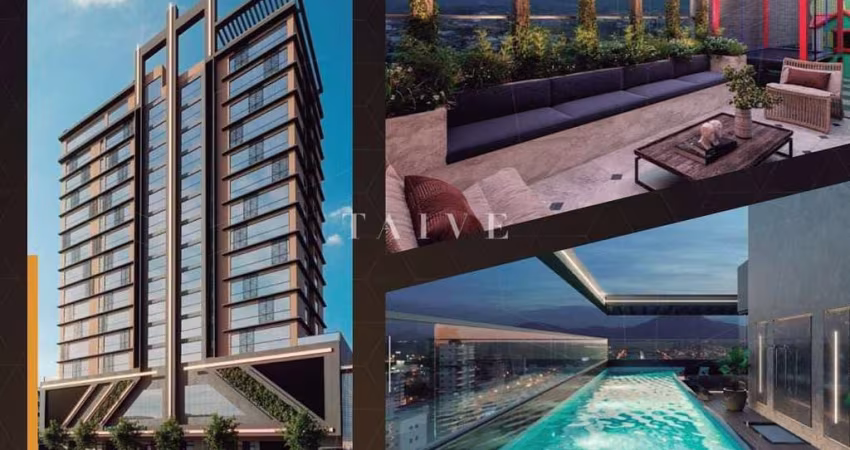 LANÇAMENTO FLAT NA PLANTA 51,09m² à venda/1 suíte/1 vaga- Chateau Marmont -Perequê, Porto Belo, SC